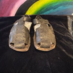 CYDWOQ Brown Minimalist Sandals Footwear